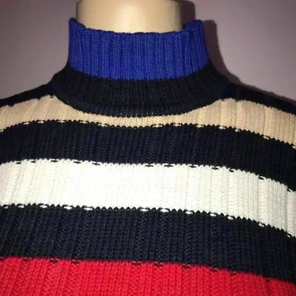 Karen Scott Women’s Multicolor Stripped Turtleneck Sweater - Picture 5 of 7